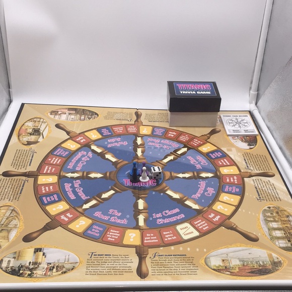 Titanic Historical Society Trivia Board Game Vintage 1998 - Picture 6 of 11